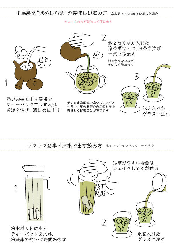 日本茶の美味しい淹れ方 茶用品 牛島製茶